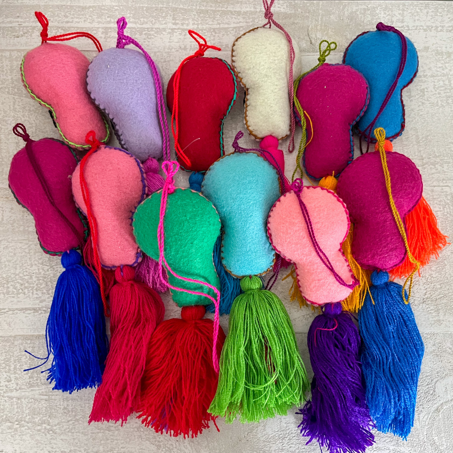 Calavera Sugar Skull Catrina Pompom Tassel