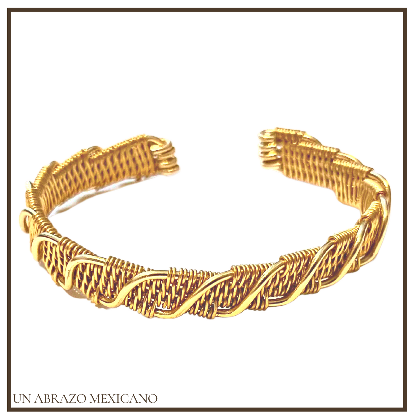 Woven Wave Wire Bracelet