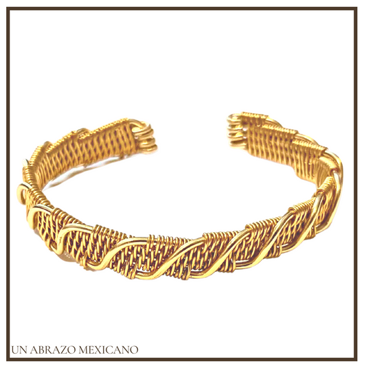 Woven Wave Wire Bracelet