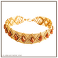 Woven Wire Bracelet - Cinnamon Diamond Bead Pattern